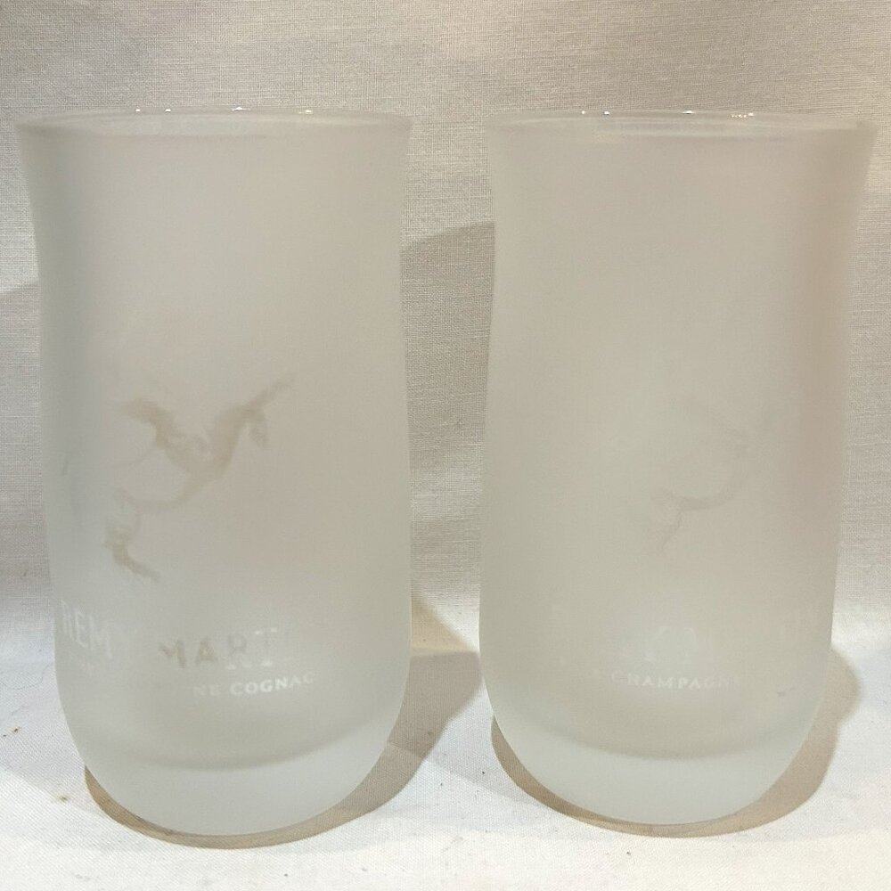 Set of 2 Remy Martin Fine Champagne Cognac Stemless Glass